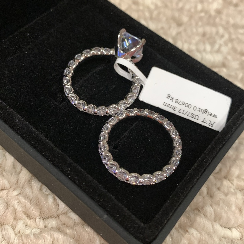 Lajerrio White Sapphire Bridal Set - Picture 4 of 6